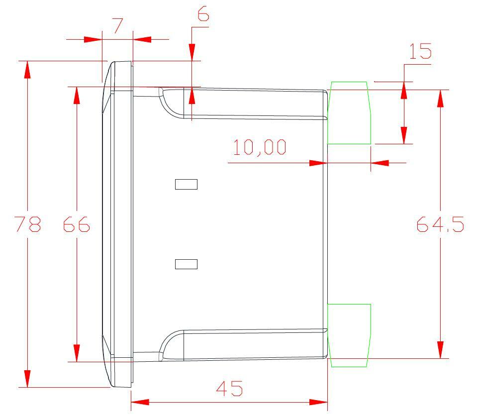 Genset ATS controller ATS220 4 Digits LED Display Generator Switch Module Panel