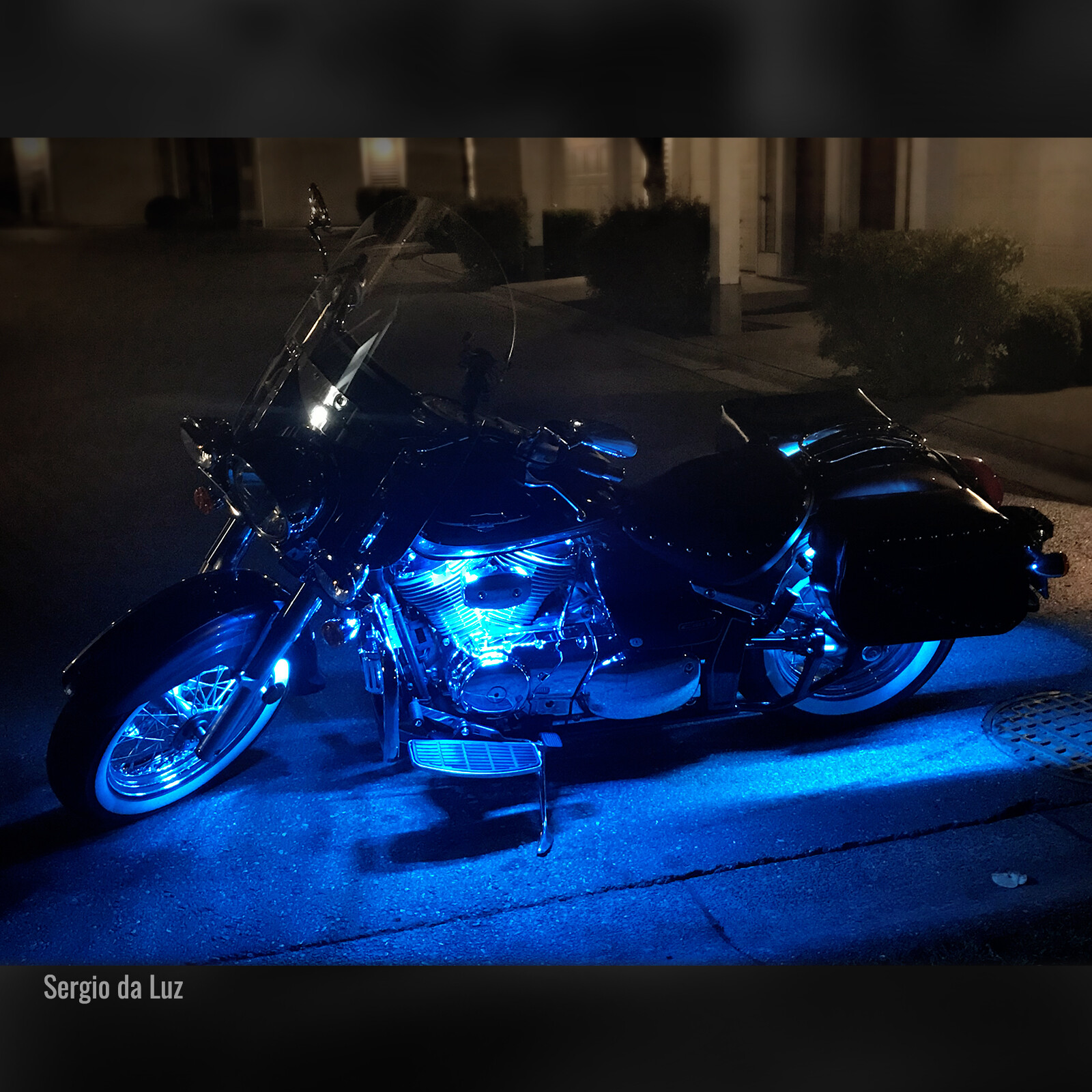 OPT7 Motorcycle LED Light Kit All-Color Underglow Neon Strip 10pc Double Cruise