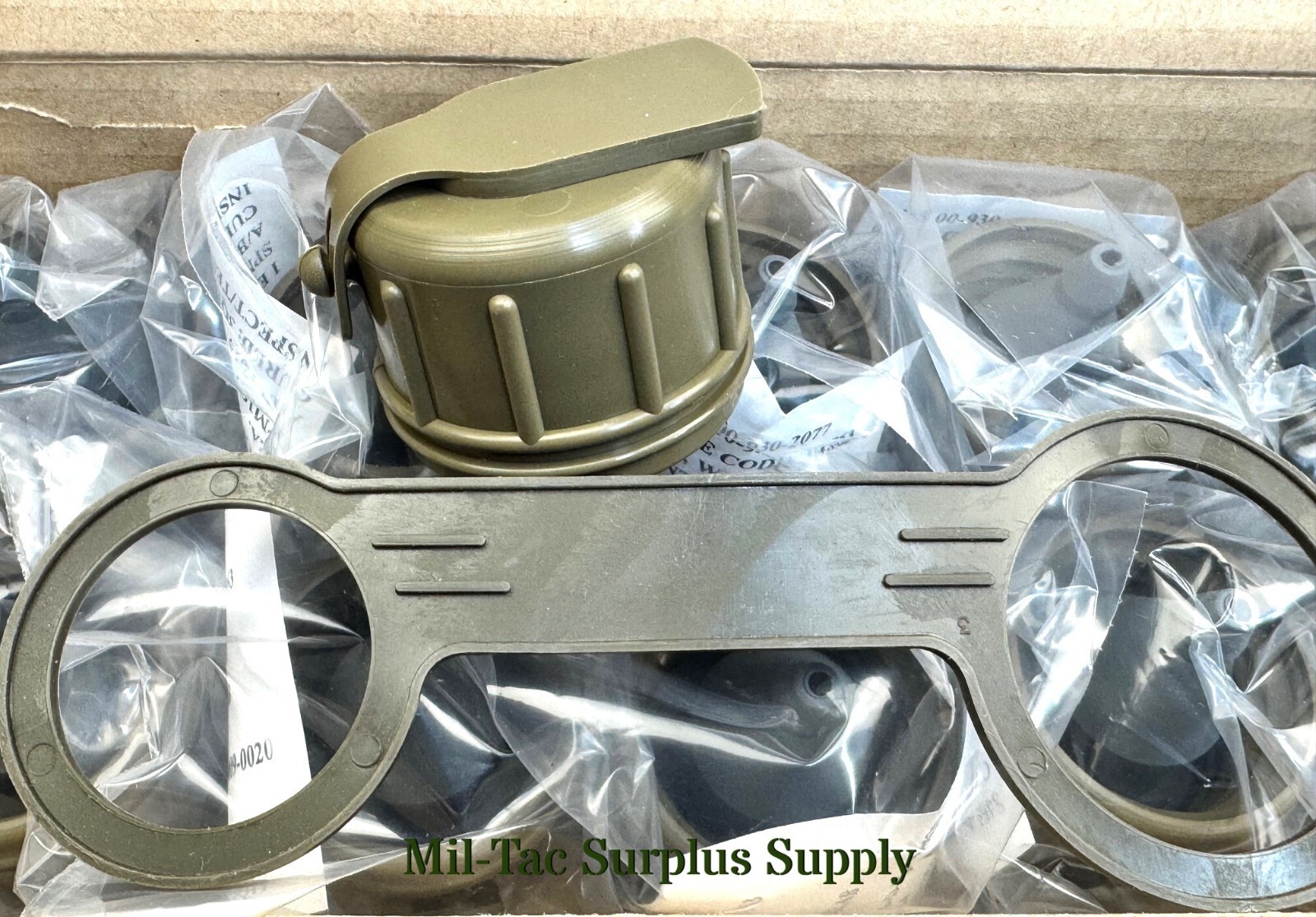 NEW Military M1 NBC CANTEEN DRINKING CAPS - OLIVE DRAB - FACTORY SEALED