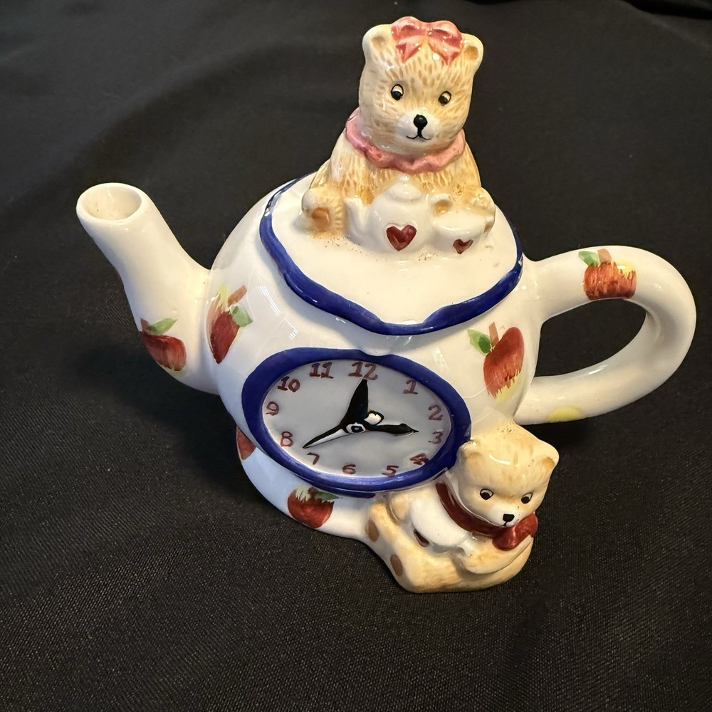 TEA- NEE TEDDY TEA POT COLLECTION: "TEA TIME" TEA POT