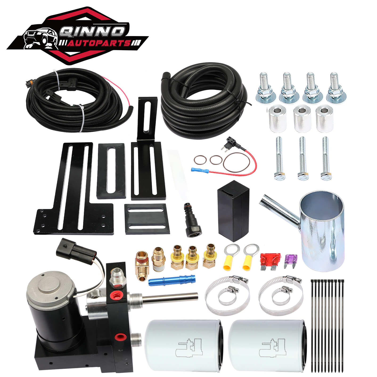 TSC10165G 165GPH Diesel Fuel Lift Pump System For 01-10 Chevy GMC Duramax 6.6L