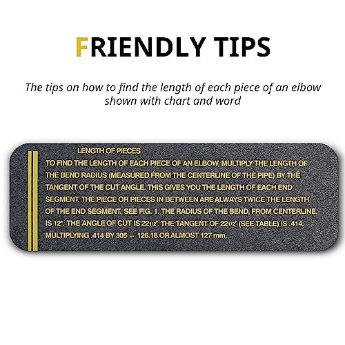 Pipe Wrap Around, Grey Pipe Measuring Tool, Flex Angle Measuring and Marking