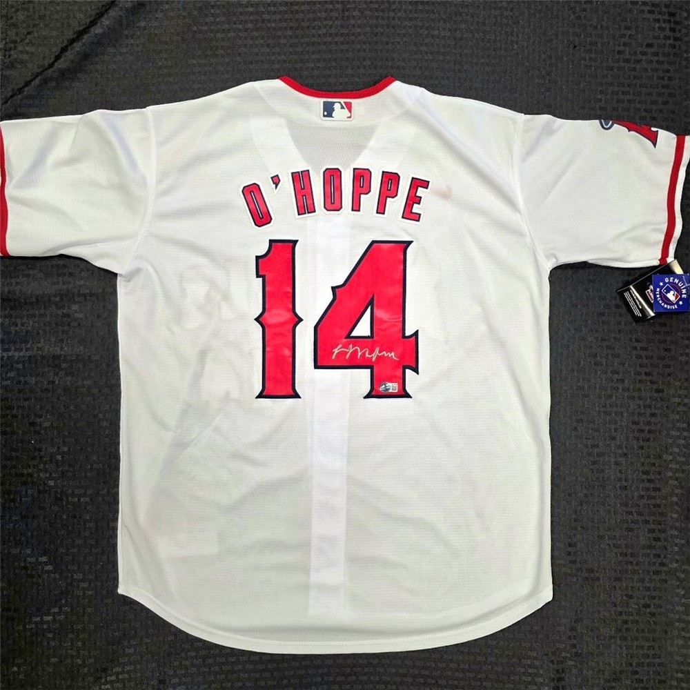 Logan O'Hoppe signed Angels Jersey autograph ~ Beckett BAS