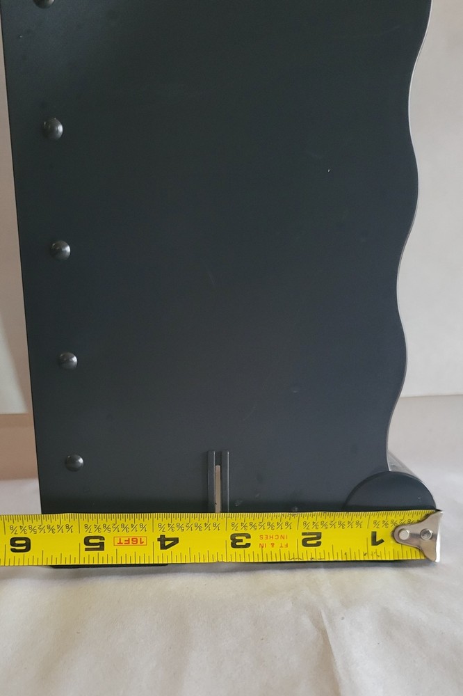CD RACK Holds 20 CDs FISCHER PLASTIC Black