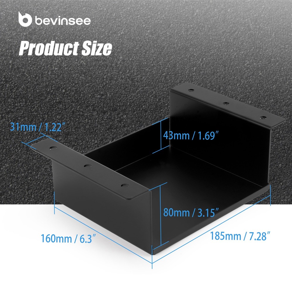 Battery Hold Down Tray Battery Relocation Box Bracket Anodized For PC680 Odyssey