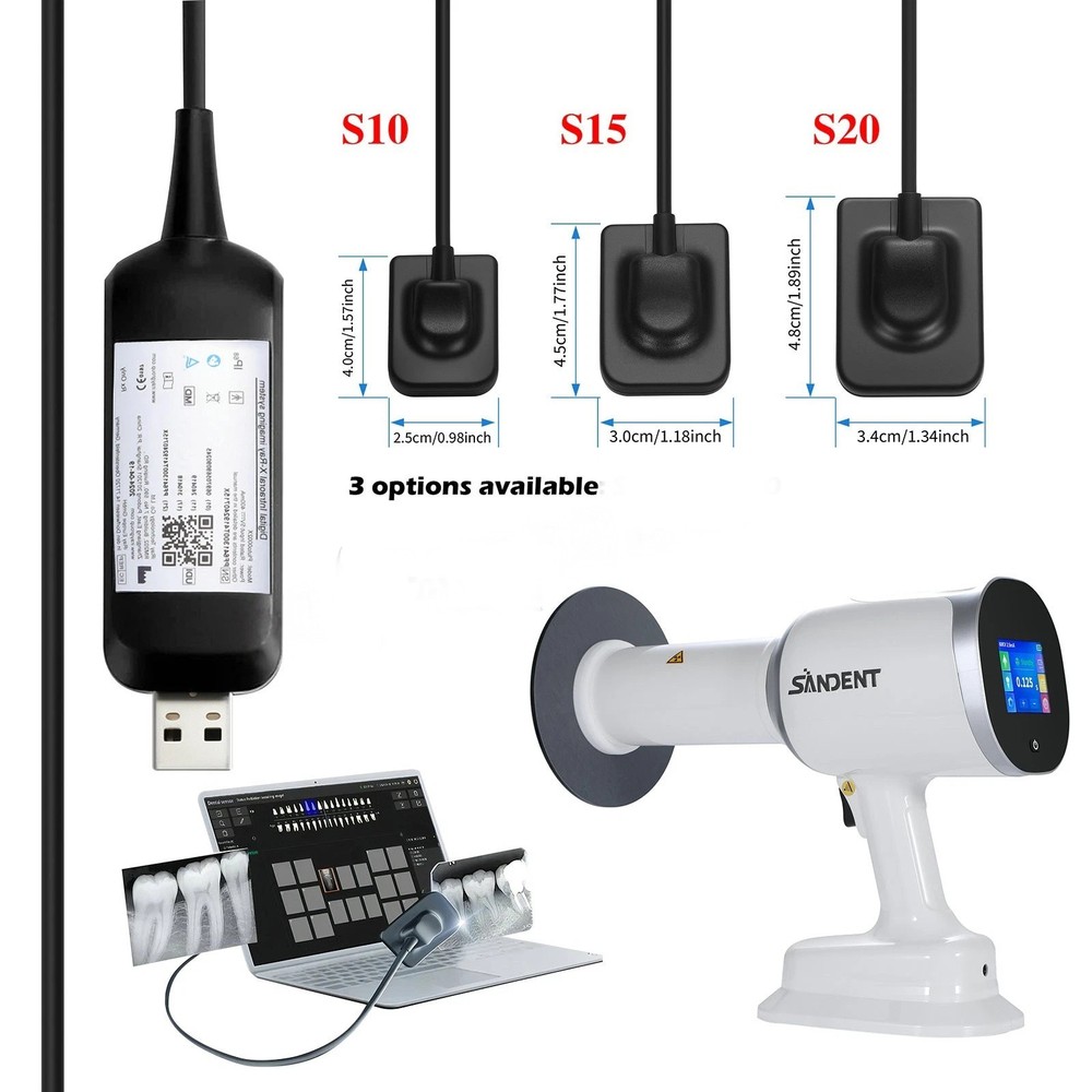 Dental X Mobile Unit System Ray Digital Machine High Frequency No Shield/Sensor
