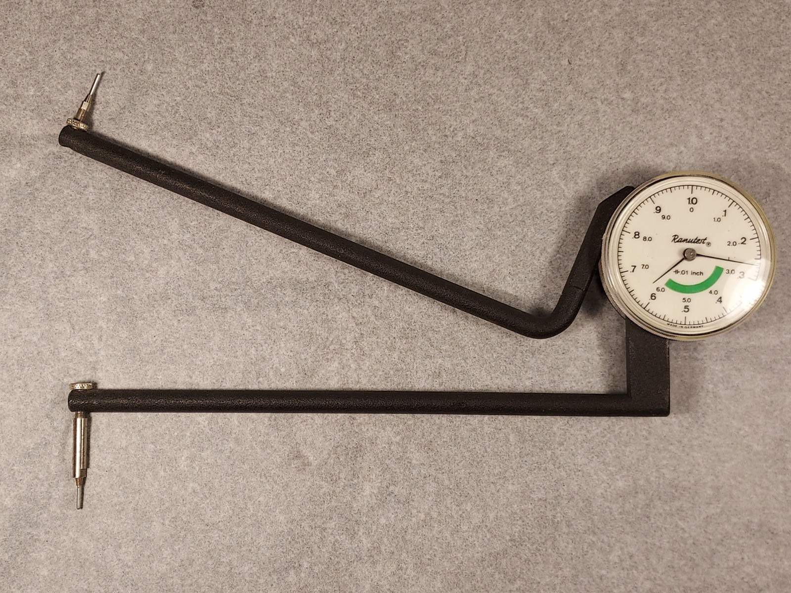 Paretest/Kroeplin Langenmesgerate Analog Caliper Gauge #RAN G6. "K