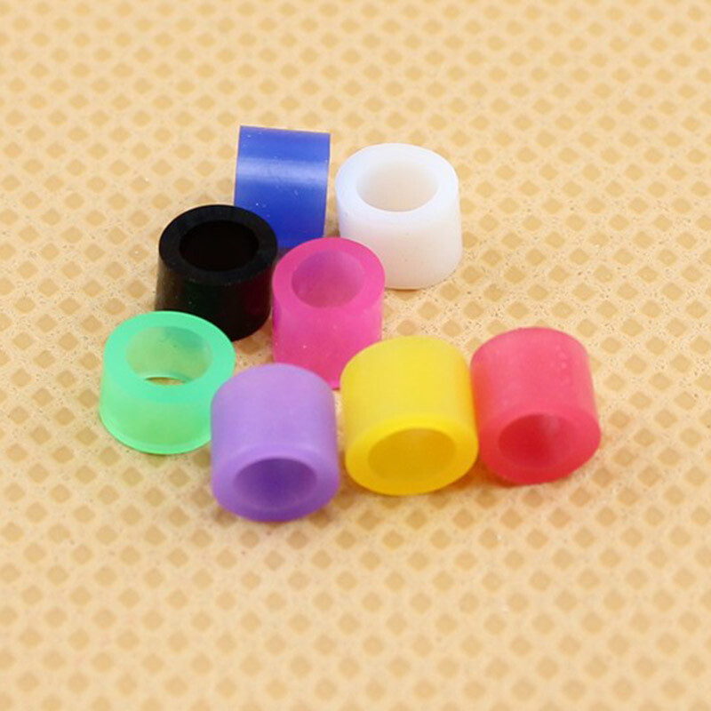 160Pcs/Box Color Code Circle Silicone Rings Multicolor For Dental Instruments