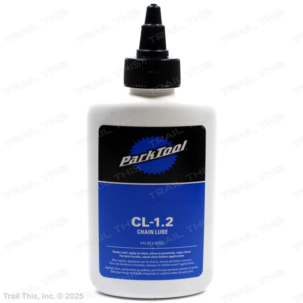 Park Tool CL-1.2 Synthetic Bicycle Chain Lubricant 4oz Wet and Dry