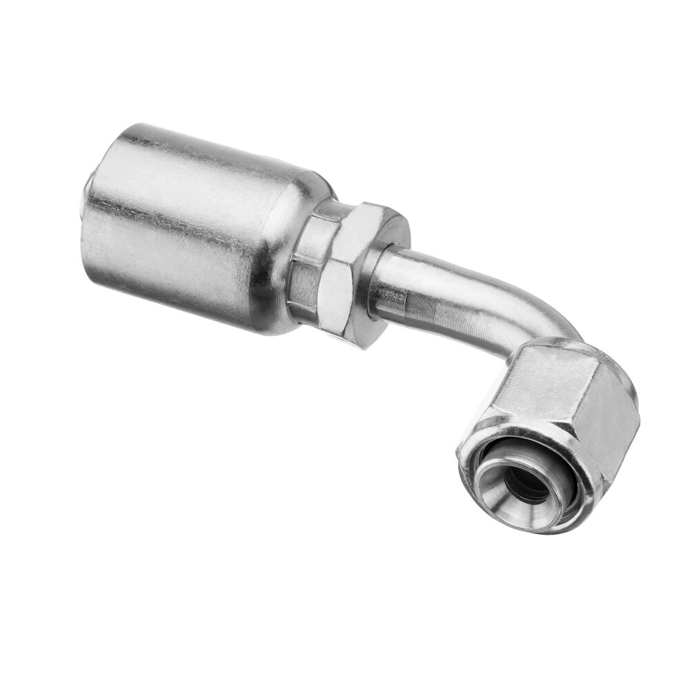 10 Pack 3/8" JIC 37° Female 90° Elbow Hydraulic Hose Fittings For 3/8" I.D. Hose