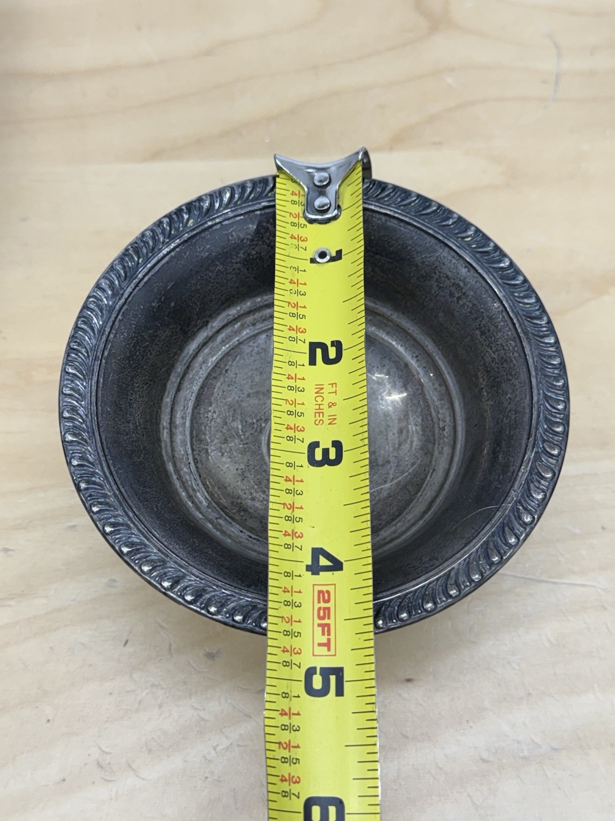 Revere Silversmiths Sterling Silver Weighted Compote 3” Tall #898