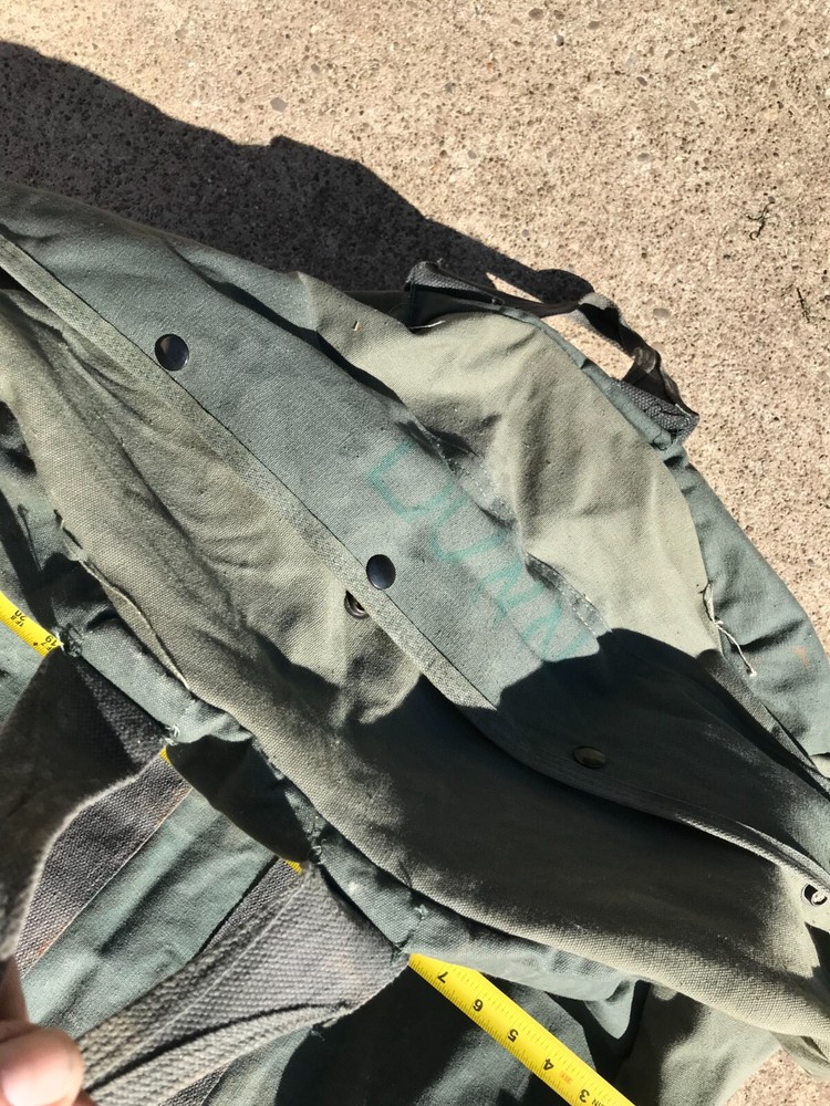 Heavy Canvas U.S. Aviator Kit Bag 1980's Dated Sec Ops Used