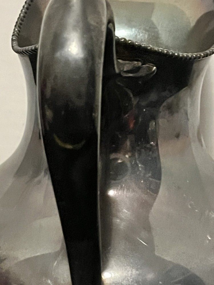 Quadruple Plated Silver Pitcher Poole Silver Co. #1264 VGT Distressed Serving