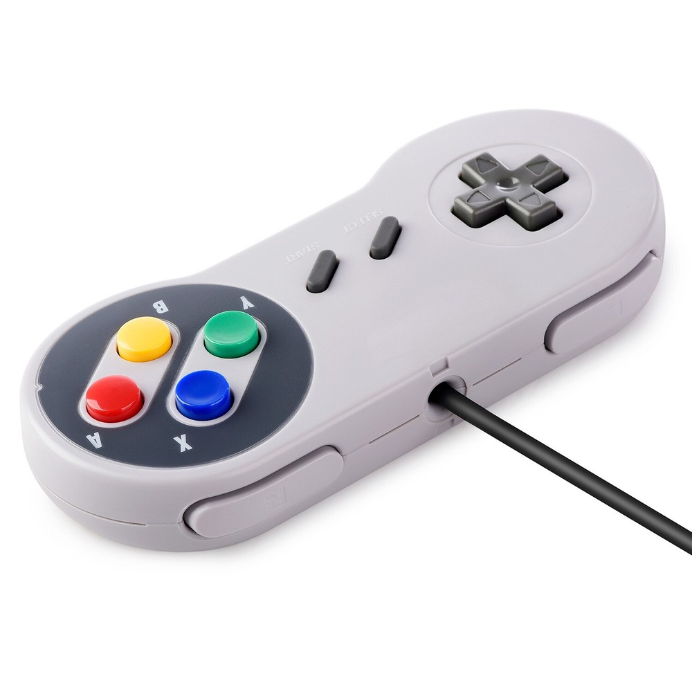 iNNEXT 2x Classic USB Gamepad Retro SNES USB Controller For PC MAC Emulators