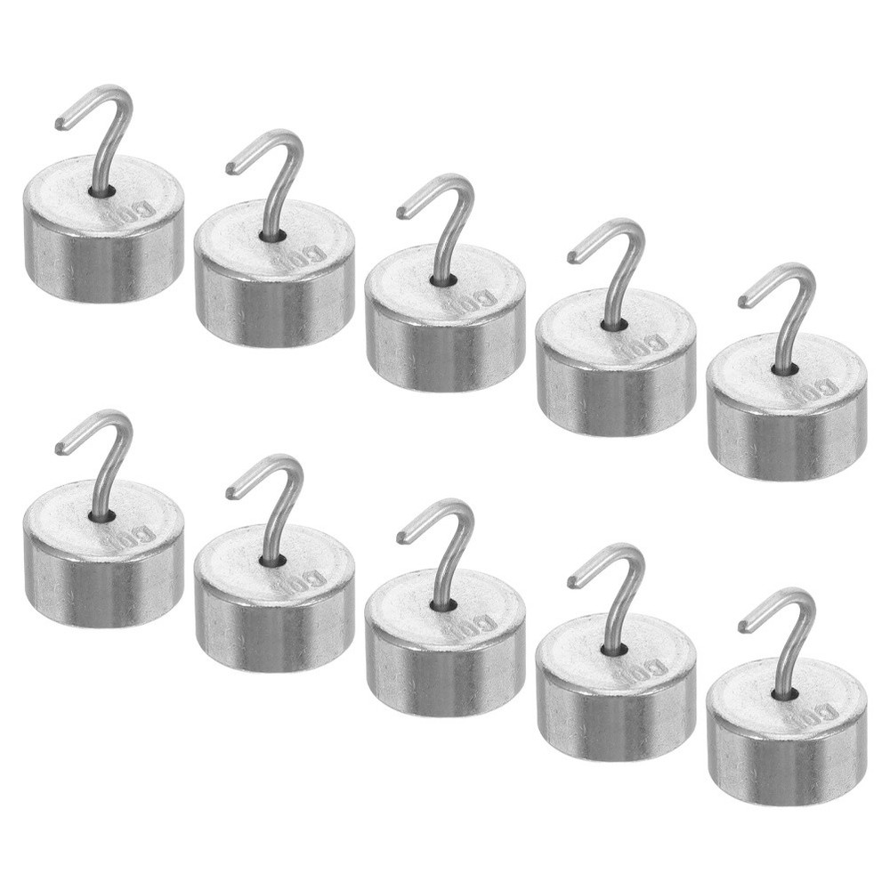 10 Pcs Calibration Weights for Digital Scale Hanging Hook Kit Balance