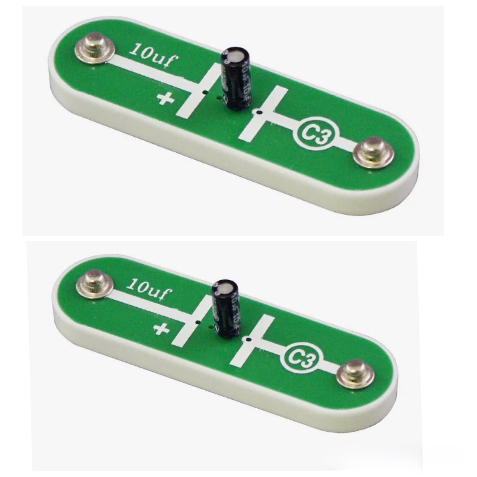 ( Pack of 2 ) Snap Circuits 6SCC3 Replacement Capacitor 10uF