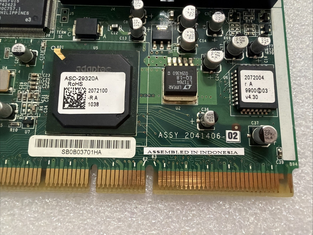 ADAPTEC 29320A SCSI PCI133 CARD