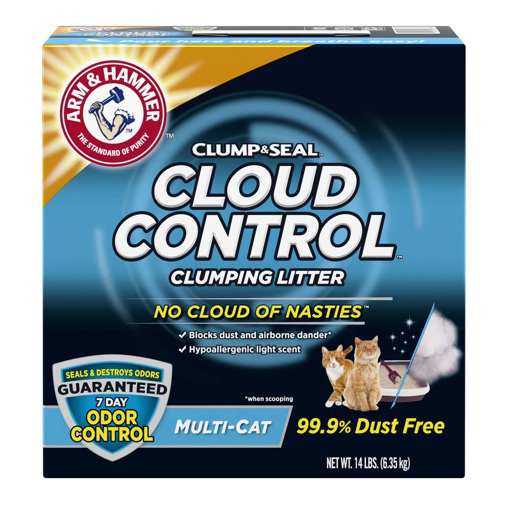 Cloud Control Multi-Cat Clumping Cat Litter with Hypoallergenic Light Scent