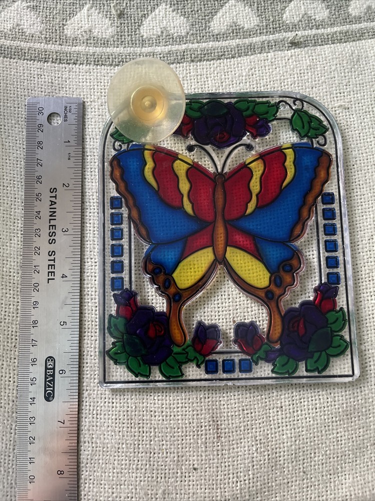 Plastic Butterfly Suncatcher