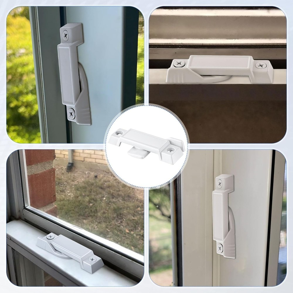 3 Pack Sash Lock for Vertical and Horizontal Sliding Windows Replacement for F 2