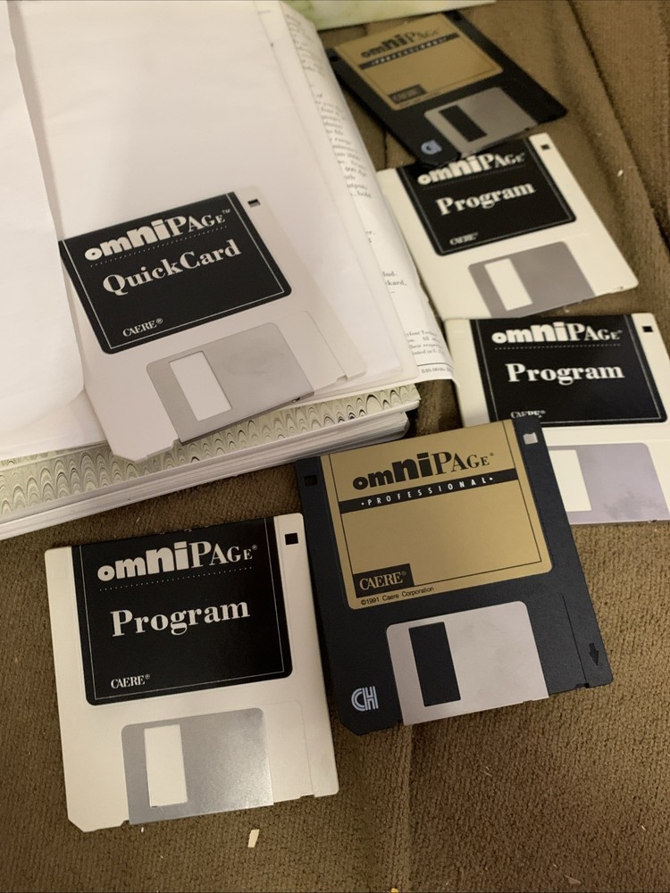 Omnipage Professional Macintosh Version 2.1 Vintage Software Box Set