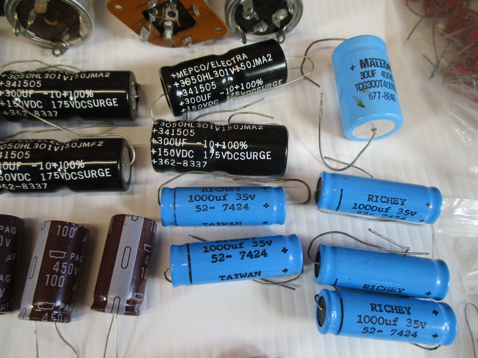 Lot of Vintage Electrolytic Capacitors New Old Stock Lot of 260 Ham Radios