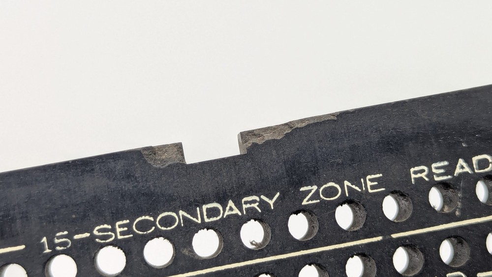 Vintage IBM 601059 MACHINE Plugboard Control Panel FOR DISPLAY