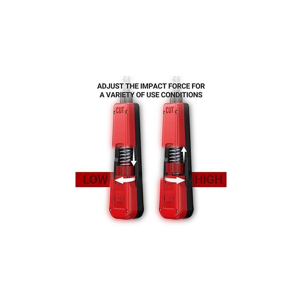 1-Piece AM-918B 110 Type Impact Punch down Tool HI LO Setting Network Cable Hook
