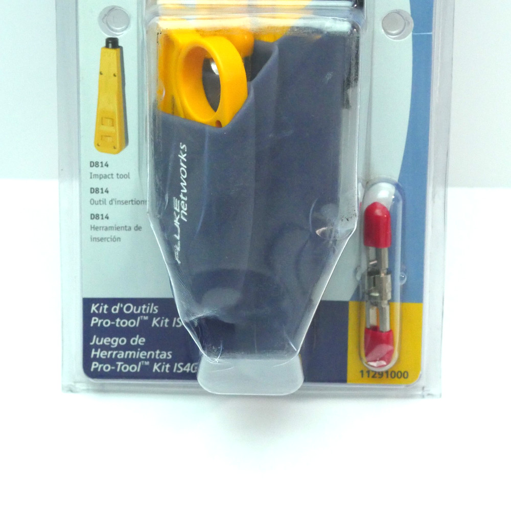 Fluke networks Pro-Tool Kit IS40 with D814 Impact Tool, D-Snips, Cable Stripper