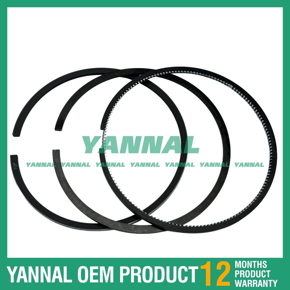 4PCS Part Number RE55512 Piston Ring STD Size For John Deere 4045 Engine