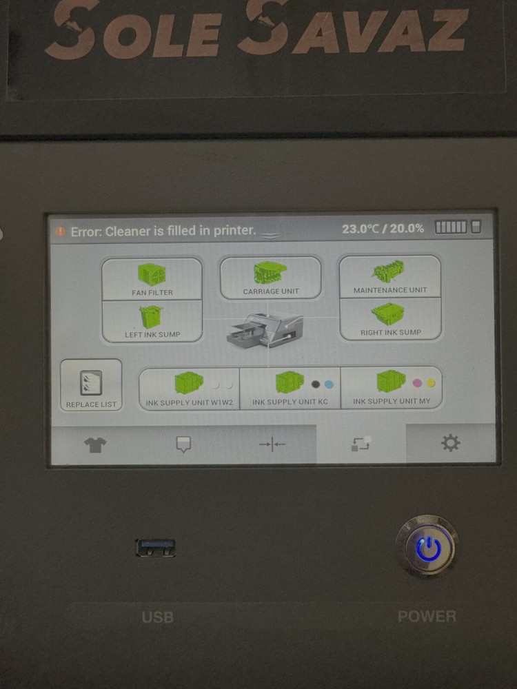 Ricoh RI 1000 DTG printer (Recently Refurbished)