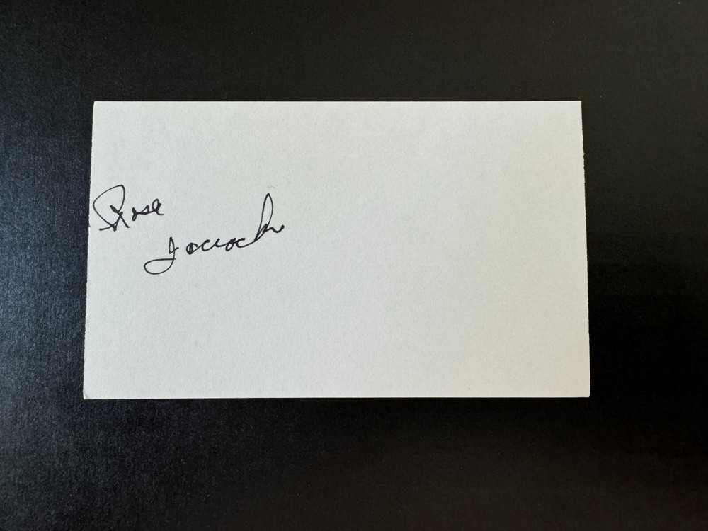 AAGPL Signed Baseball  Autograph - Rose Gocioch 1944-55