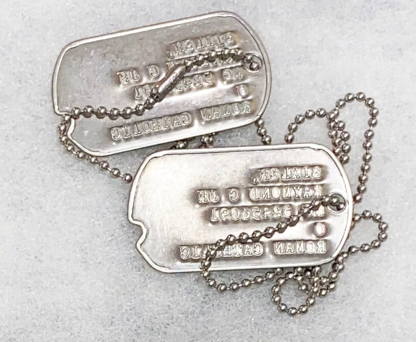 Raymond Bixler Dog Tag Set