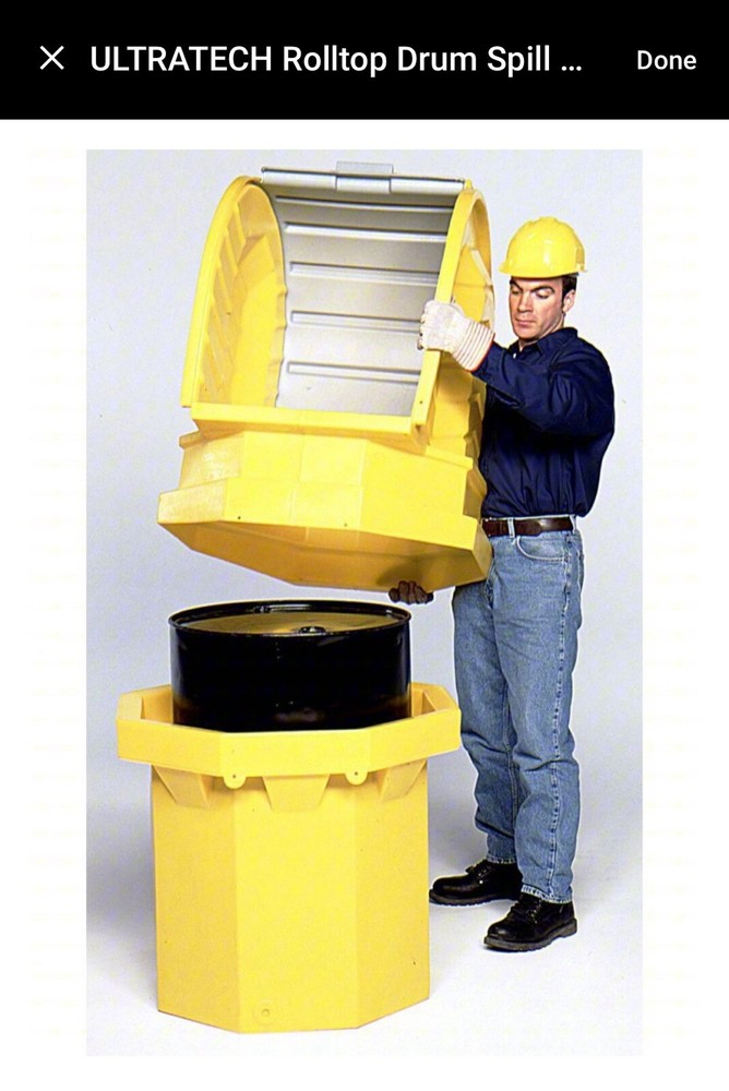 ULTRATECH Rolltop Drum Spill Containment System