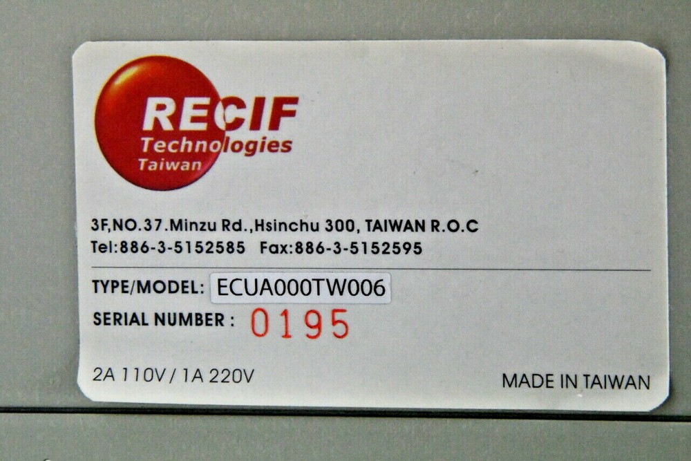 RECIF Technologies ECUA000TW006 WAFER SORTER CONTROLLER COMPUTER