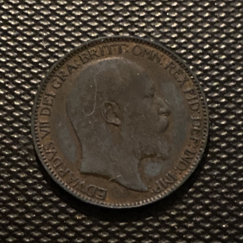 England- 1903 Farthing- Antique-