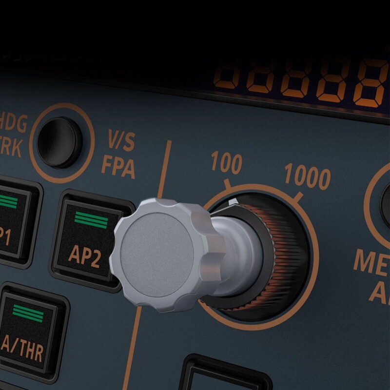 A320 FCU Flight Control Unit Panel X-Plane MSFS2020 Game Simulator 2 Model SET