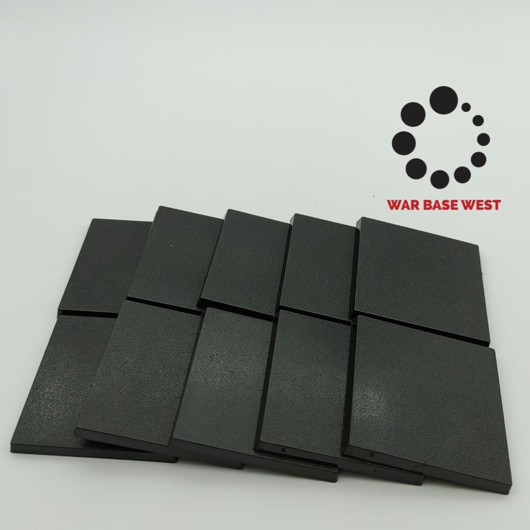 Lot Of 10 50mm Square Bases Used For Warhammer Fantasy Monstrous Giant Dragon