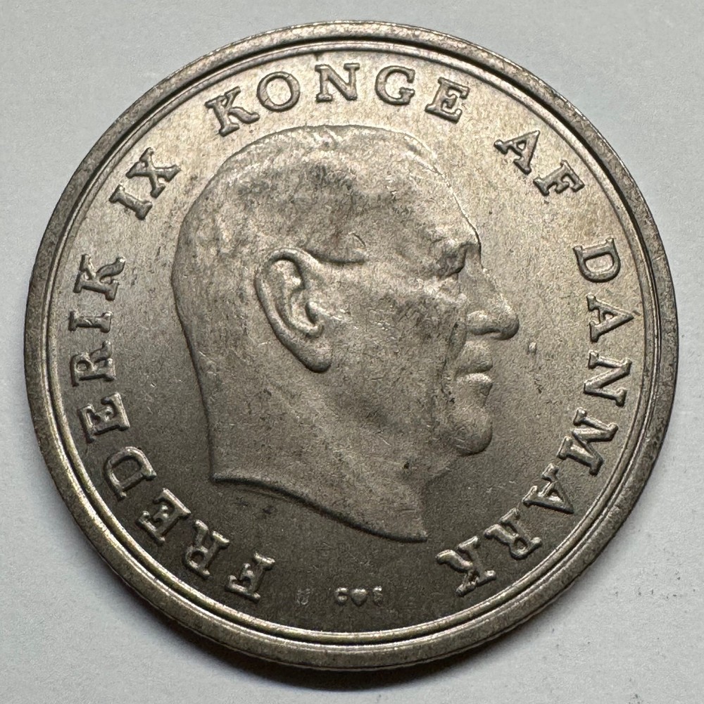 1969 Denmark 1 Krone - Coin #C-037