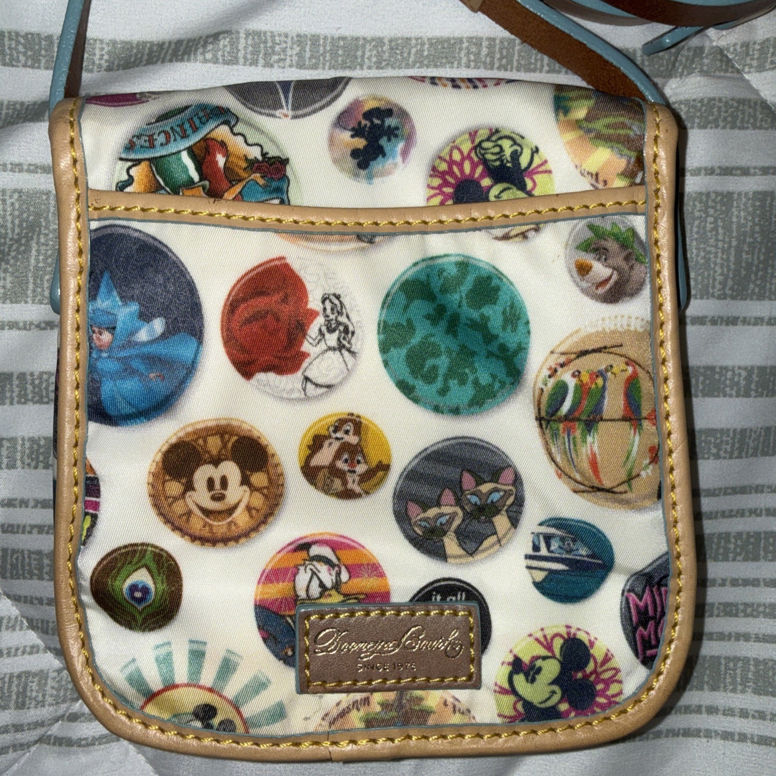 Dooney & Bourke Disney Character Buttons Crossbody Bag - Purse
