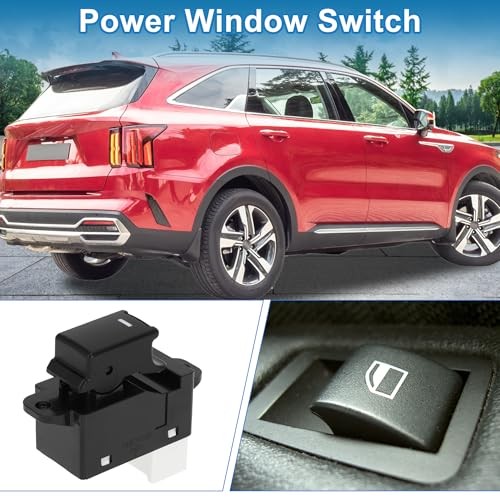 Power Window Switch Rear Passenger Side Window Control Switch for Kia Sorento