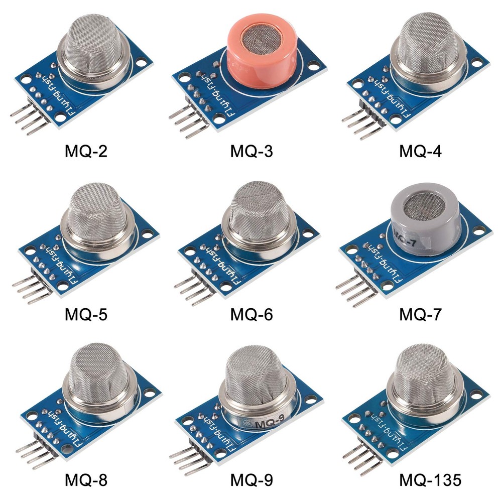 9 PCS Gas Detection Sensor Module Set MQ Series for Arduino Projects