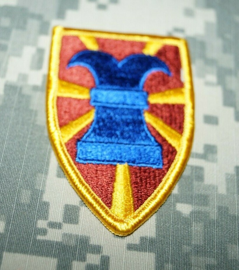 Authentic RARE US Army DRESS Colored 7th Transportation Command Military Patch