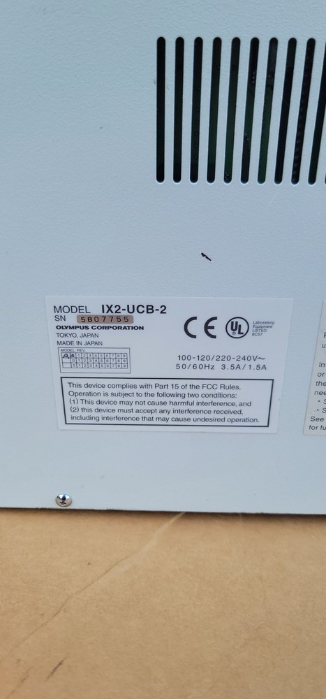 Olympus IX2-UCB Microscope Control Module Control Box