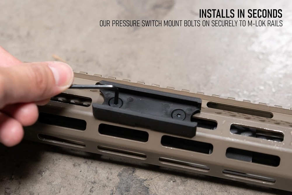 M-LOK Weapon Light Pressure Switch Mount