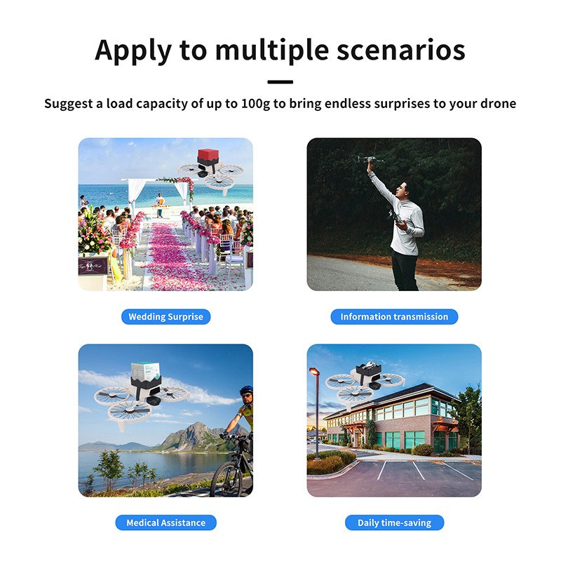 Drone Gift Proposal Ring Delivery Upper Expansion Mount Accessory for DJI FLIP