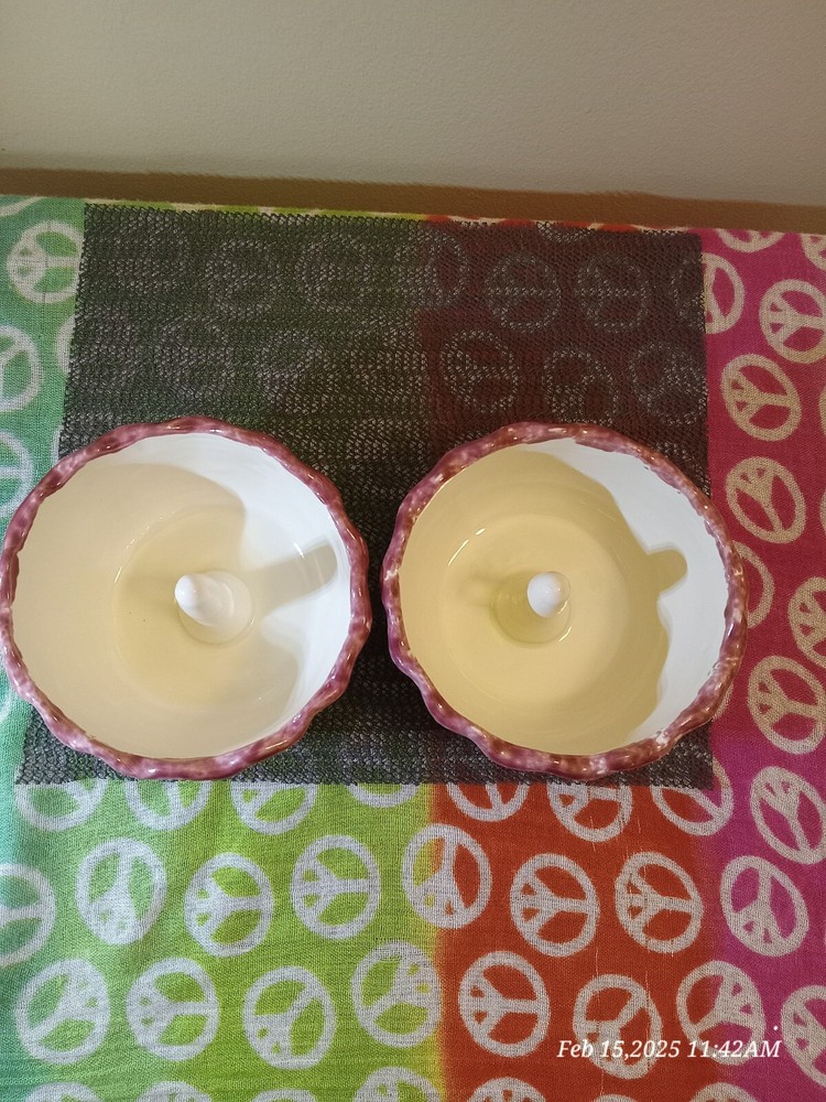 Joyce Dempsey Hand-Crafted Apple/Onion Baker Set