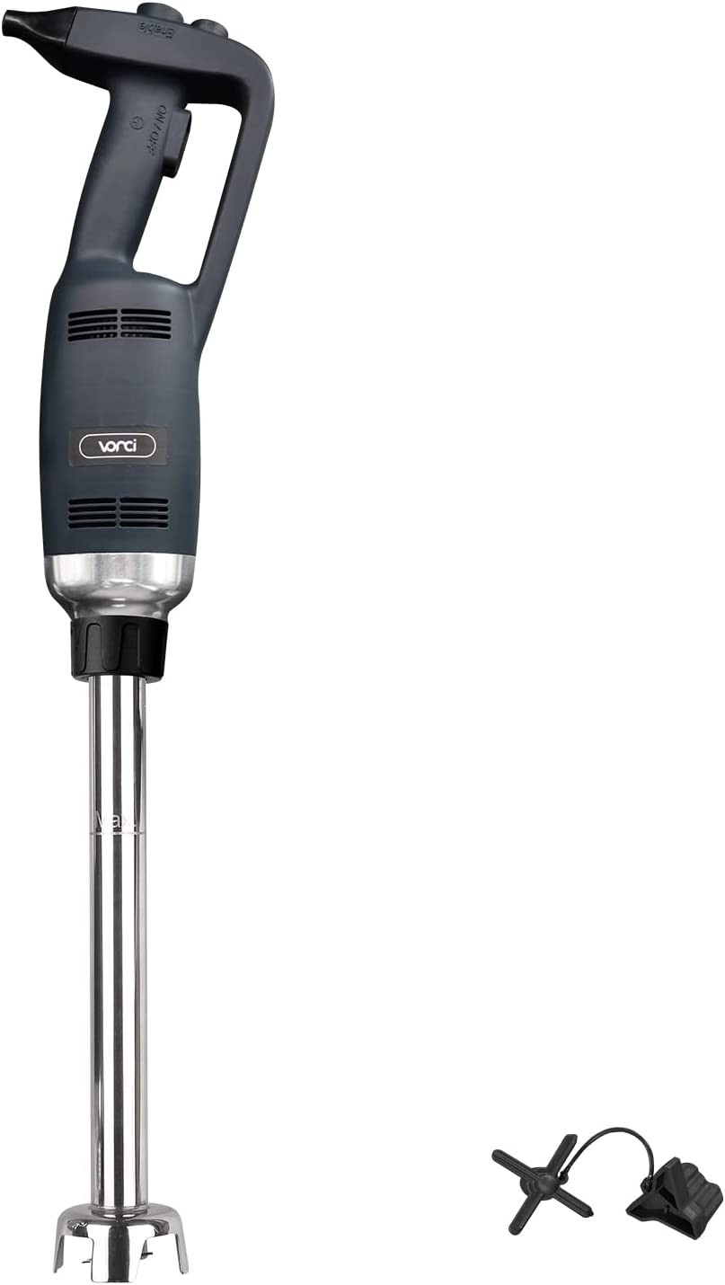 500W Commercial Immersion Blender, 16" SUS 304 Removable Shaft, Heavy Duty Power