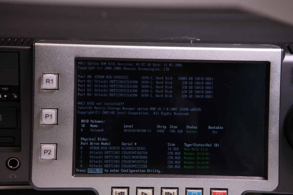 Grass Valley T2 iDDR2-HDD Intelligent Digital Disk Recorder
