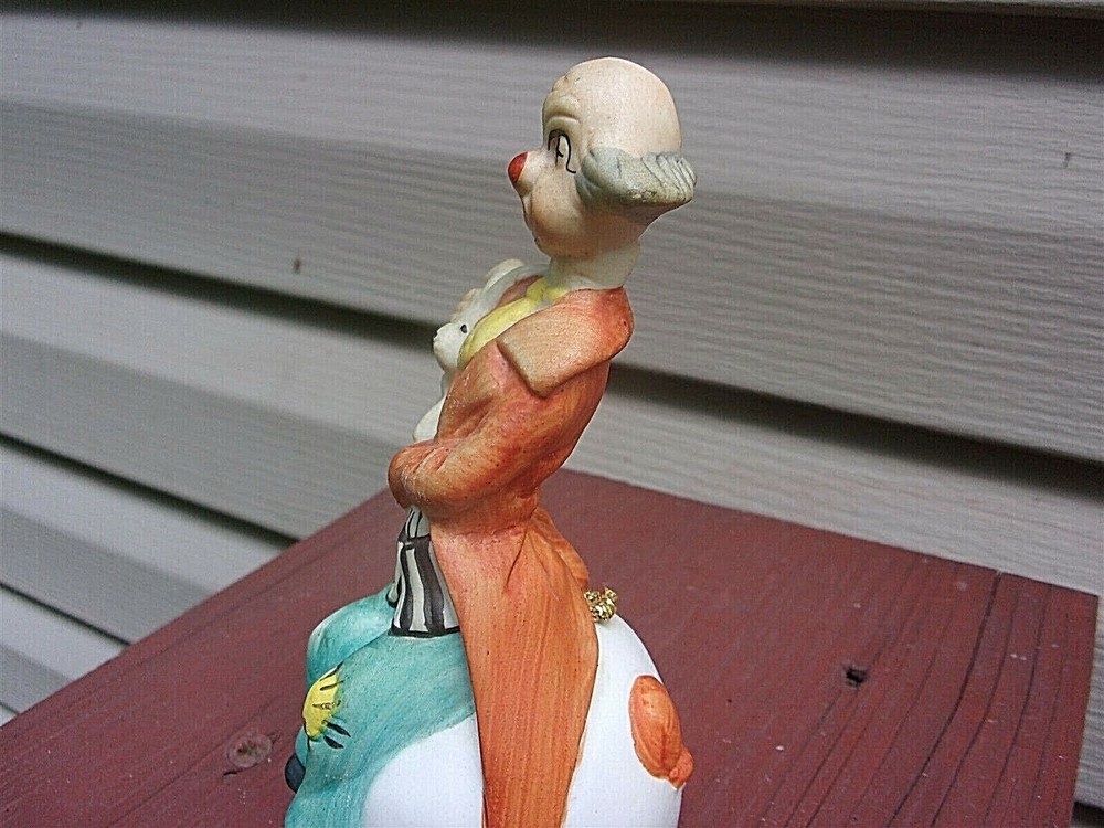 Clown with Bunny Rabbit Bell